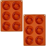 Wilton Non-stick Food-grade Silicone Donut Pans, Baking Set Of 2. Fixed Price $17.99.