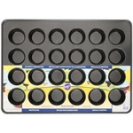 Wilton Perfect Results 24 Cavity Muffin Pan Non-stick Gray Steel 2105-6966. Fixed Price $26.90.