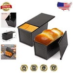Elite 1LB 2PC Pullman Loaf Pan Set W/lids, Non-stick Baking, Dishwasher Safe. Fixed Price $47.99.
