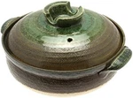 Kotobuki Donabe Japanese Hot Pot, Medium, Brown/green. Fixed Price $224.93.