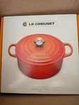 Creuset Signature Round Casserole Oven Cerise. Fixed Price $350.00.