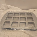 Pampered Chef Brownie Pan 100177 Blue Enamel Nonstick 12 Well New. Fixed Price $24.99.