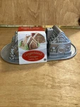 Nordic Ware Gingerbread Cottages Baking Pan 12.75 X 6.75 4 Inches. Fixed Price $18.71.
