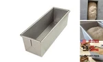 Bakeware Pullman Loaf Pan, Large, Silver 13 X 4 No Lid. Fixed Price $35.54.