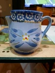 Temp-tations Presentable Ovenware By Tara Old World Blue Creamer Temptations. Fixed Price $15.00.