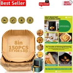 Versatile 150 Count 8-INCH Disposable Air Fryer Liners Easy Cleanup Solution. Fixed Price $14.99.