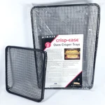 Planit Crisp-ease Oven Crisper Trays Set Of New Black Mesh 12X17 And 8.5X10. Fixed Price $24.99.