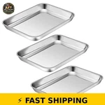 Vesteel Baking Cookie Sheet Set Of 3 Stainless Pans - 10 X 8 Inches. Fixed Price $37.99.