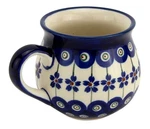 Polish Pottery 8 Oz Mug With Handle Zaklady Boleslawiec Stoneware. Fixed Price $36.60.