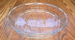 Vtg Pyrex Borosilicate 805-B Clear Elegance Casserole Paneled Oval Dish 2.4 Ltrs. Fixed Price $19.99.
