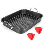Esofficce Nonstick Roasting Pan Rack 14.5X11.4 Baking For Oven Silicon. Fixed Price $46.57.