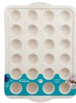 Trudeau Silicone 24 Count Mini Muffin Pan, Multi-color Confetti, Dishwasher Safe. Fixed Price $16.00.