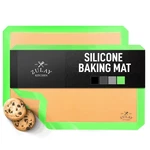 Silicone Baking Mat Sheet Set - Reusable Nonstick 2 Pack. Fixed Price $10.49.