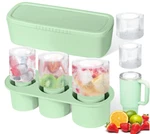 Bulk: 5 X Stanley Ice Mold 40/30 Oz Silicone Cube Tray W/ Lid, Pcs (green). Fixed Price $39.99.