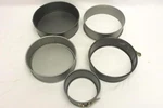 Lot Of 5 Springform Cake Pans Patisse & Wilton Non-stick Gray Metal. Fixed Price $19.71.