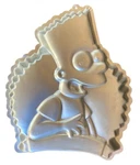 Bart Wilton Cake Pan 1990 The Simpsons 2105-9002 Vintage. Fixed Price $16.00.