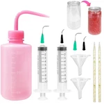 Lufeemga 11PCS Snow Globe Tumbler Accessories Kit For Glitter Double Pink. Fixed Price $14.16.