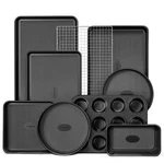 Hongbake 9-PIECE Baking Pans Nonstick, Luxury Nine-piece Set, Dark Gray. Fixed Price $109.99.