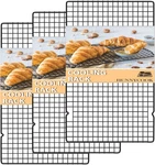 Hunnycook 15.8 9.8 Cooling Rack, 3P Stainless Steel Baking Oven Safe. Fixed Price $26.42.