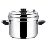 Vinod Cookware 202 Multi Pot With Idli & Dhokla Plates, Silver, 7-PIECE Set. Fixed Price $79.08.