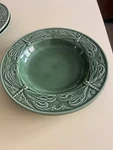 Cost Plus World Market Green Dragonfly Salad Pasta Soup Shallow Bowl 9". Fixed Price $15.99.