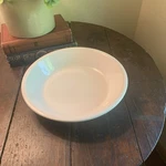 Le Creuset Round White Stoneware Pie Baking Plate Dish Pan France Approx 10. Fixed Price $21.95.