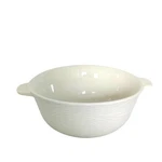 Temptations By Tara White Woodland 2 Quart Mixing Serving Bowl Handles New. Fixed Price $23.99.