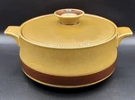 Vintage Ekco Eterna Canoe Lidded Stoneware/ceramic Covered Casserole Dish. Fixed Price $30.00.