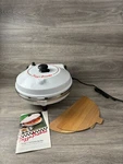 Pizzeria Pronto Pizza White Electric Oven With Built-in Stone & Box PP-70001. Fixed Price $48.87.