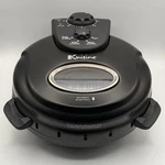 Euro Cuisine PM600 Crispy Crust 12" Rotating Pizza Maker With Stone & Baking Pan. Fixed Price $69.99.