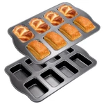 Carbon Steel Mini Loaf Pans Pack, 8X2 Non-stick Square Small Cornbread. Fixed Price $30.63.