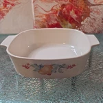 Ceramic Square Fruit Pattern Casserole Dish Glossy Food & Drink Theme. Fixed Price $17.45.