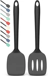 Silicone Spatula Set High Heat Resistant Non Stick Pans Flipping Pureblack 2PCS. Fixed Price $13.34.