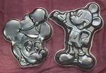 Wilton Mickey Mouse Cake Pan Set Disney 1995 2001 2105-3601 2105-3603. Fixed Price $17.95.