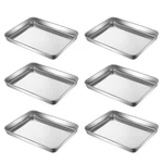 Hytk Small Cookie Baking Sheet Pans Stainless Steel 304 Little Tiny Serving Tray. Fixed Price $67.99.