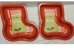 Lot Of 2 Nordic Ware Christmas Stocking Baking Cake Pan Red 7 Cup Capacity New. Fixed Price $29.99.