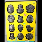 Egg Chick Bunn Flower Butterfly Decorate Cookie Pan Mold 12 Cavities 16"X11". Fixed Price $15.99.