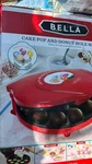 Bella Mini Cake Pop Donut Hole Maker, Brand New, Original Box & Manual, Red. Fixed Price $40.00.