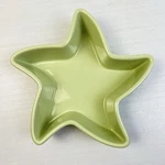 Chantal Shooting Star Baking Serving Dish Green 1 Quart Party Ceramic Bowl. Fixed Price $15.25.