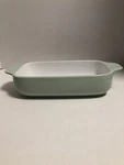 Kitchenaid KQ993BX Vitrified Stoneware 1.5-QT. Rectangular Baker Green. Fixed Price $30.00.