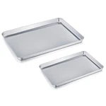 Baking Sheet Cookie Set Of 2, Pure Stainless Steel Pan Tray. Fixed Price $29.07.