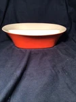 Rachael Ray Orange Stoneware Divided Baking Dish H016S. Fixed Price $10.00.