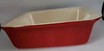 Good Cook 9"X Maroon Red Stoneware Baking Dish. Quality Made! Vgc. Fixed Price $26.75.