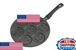 Nordic Ware Smiley Face Pancake Pan, Silver, 10.5-INCH. Fixed Price $47.21.