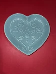 Lenox French Perle Bluebell Ceramic Heart Dish 6.4 In American By Design. Fixed Price $19.01.