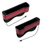 Car Organizer Between Seats Cup Holder With Led Lights, Gap Fil.... Fixed Price $127.22.