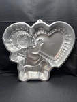 Vintage 1982 Wilton Romantic Cupids Delight Cake Pan Valentines Day 502-4262. Fixed Price $10.49.