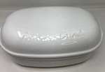 Emile Henry France Artisan Bread Baker White Covered Ceramic Loaf 12X8. Fixed Price $49.95.