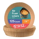Gusto 7.9 Inch 125 Count Round Air Fryer Liners Disposable Non-stick, O.... Fixed Price $14.31.