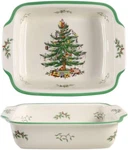 Spode Christmas Tree Rectangular Handled Dish 9 By 12 Inch Baking. Fixed Price $90.00.